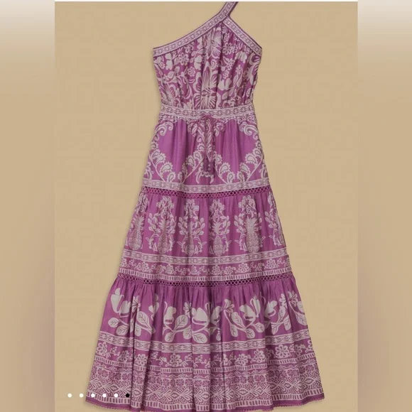 FARM RIO NWT LILAC SWEET GARDEN MAXI DRESS 🔥